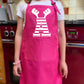 Christmas Personalised Kids Apron Choose Your Letter Here