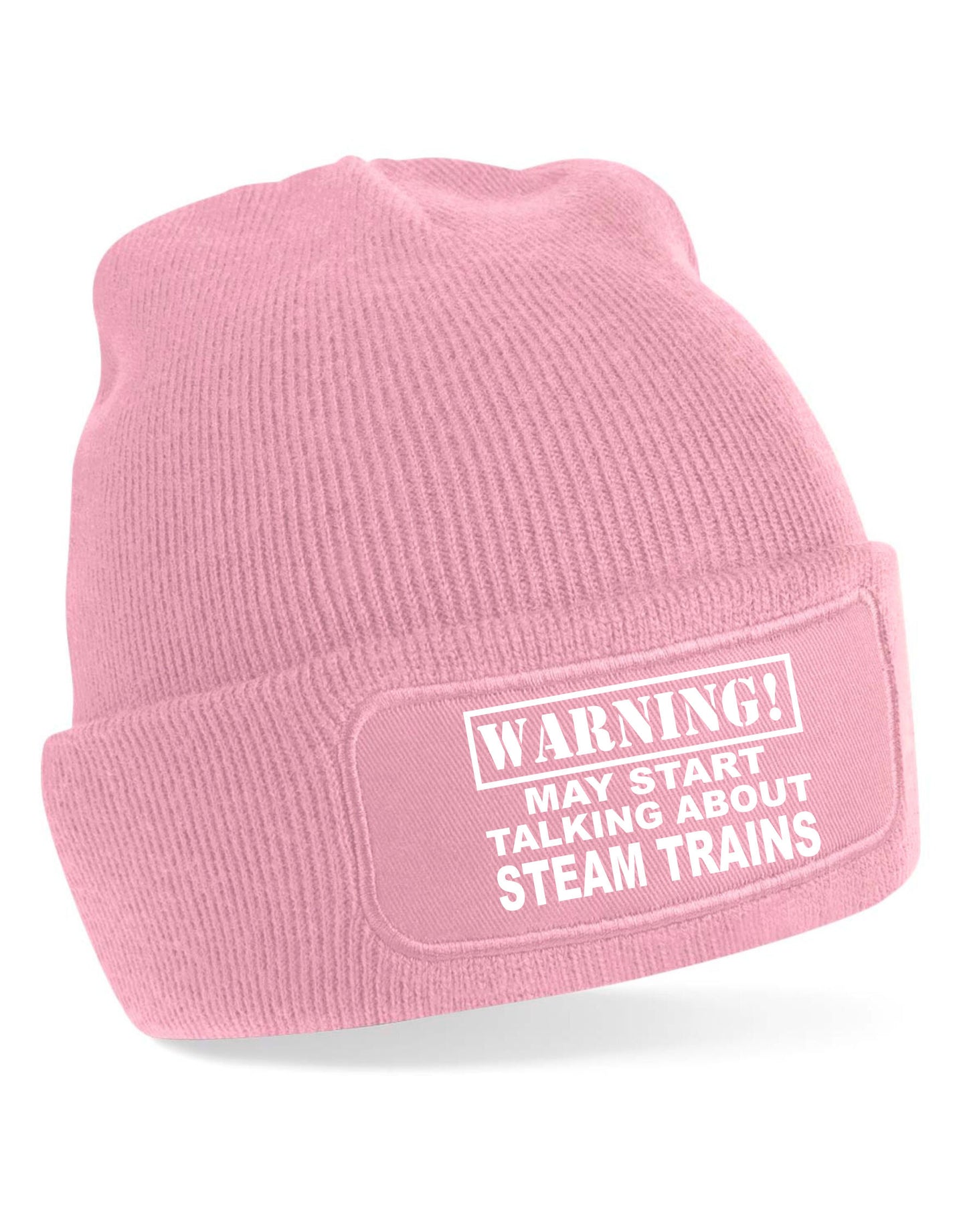 May Talk About Steam Trains Beanie Hat Gift For Train Lovers Men & Ladies
