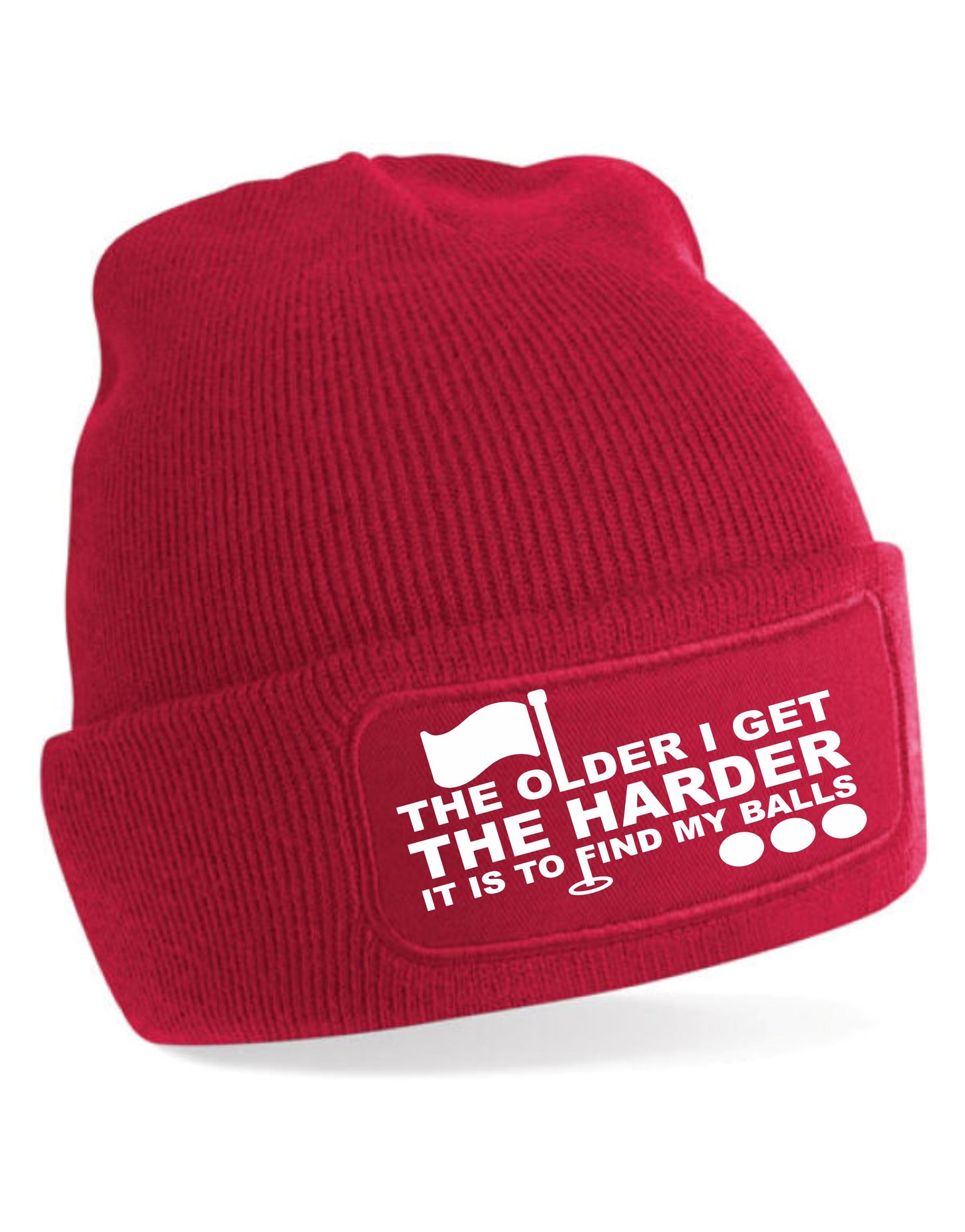Older I Get Harder To Find My Balls Beanie Hat Golf Lover Gift For Men