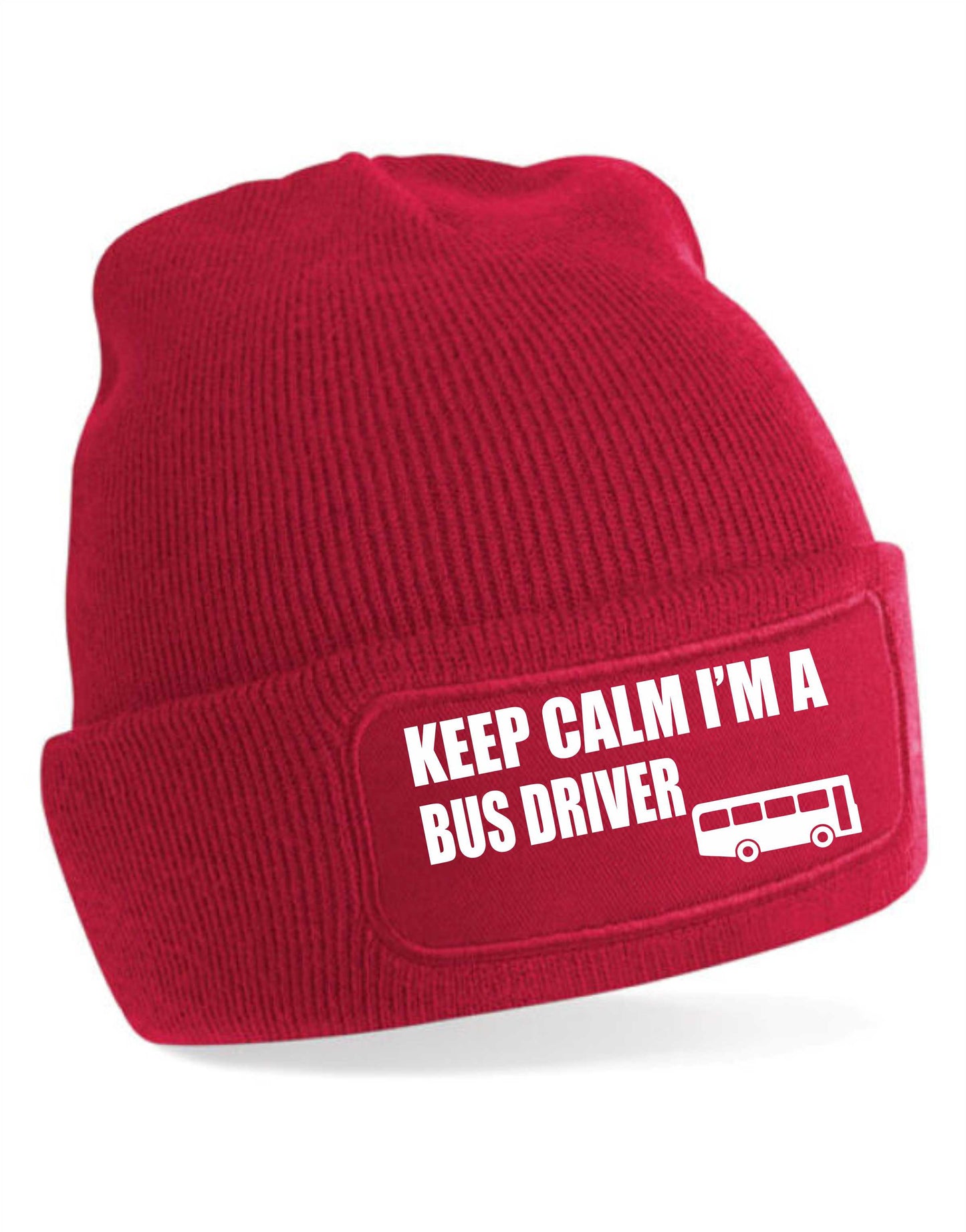 Keep Calm I'm A Bus Driver Beanie Hat Birthday Gift For Men & Ladies