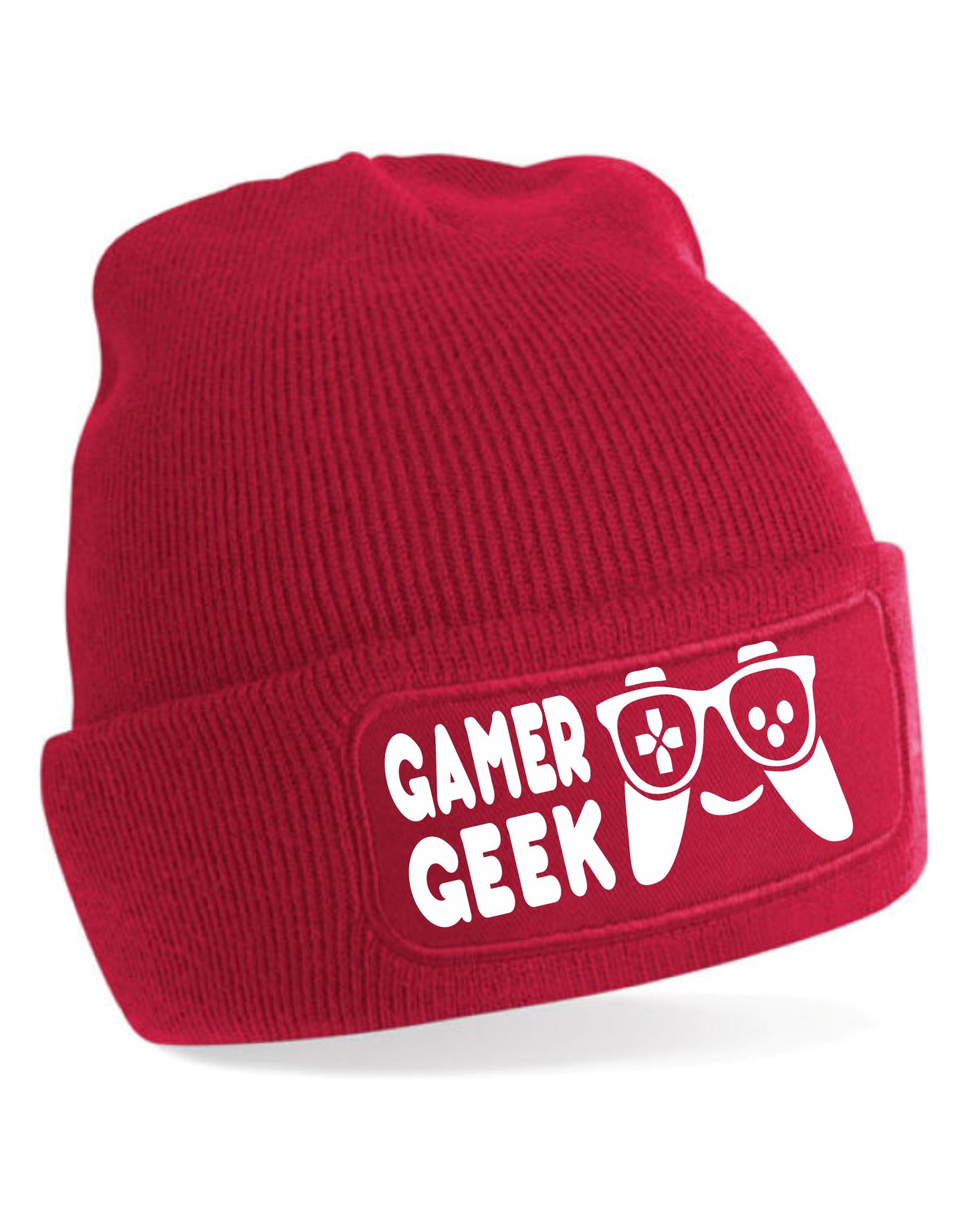 Gamer Geek Beanie Hat Gaming Teenager Gift For Men & Ladies