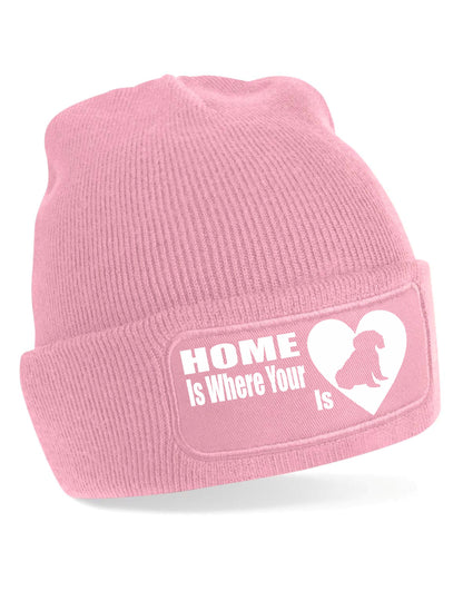 Home Is Where The Cavapoo Is Beanie Hat Dog Lovers Gift For Men & Ladies