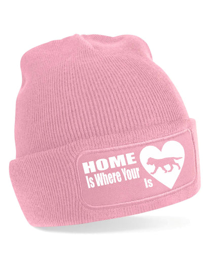 Home Is Where The Sprocker Is Beanie Hat Dog Lovers Gift For Men & Ladies