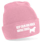 Keep Calm & Walk Norfolk Terrier Beanie Hat Dog Lovers Gift For Men & Ladies