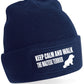 Keep Calm & Walk Maltese Terrier Beanie Hat Dog Lovers Gift For Men & Ladies