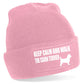 Keep Calm & Walk Cairn Terrier Beanie Hat Dog Lovers Gift For Men & Ladies