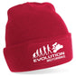 Evolution Of Motorbike Beanie Hat Sport Hobbie Birthday Gift For Men & Ladies