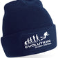 Evolution Of Scuba Diving Beanie Hat Pony Sport Birthday Gift For Men & Ladies