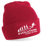 Evolution Of Scuba Diving Beanie Hat Pony Sport Birthday Gift For Men & Ladies