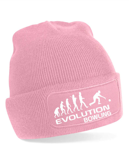 Evolution Of Bowling Beanie Hat Sport Hobby Birthday Gift For Men & Ladies