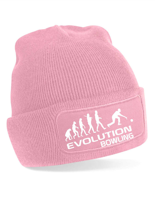 Evolution Of Bowling Beanie Hat Sport Hobby Birthday Gift For Men & Ladies