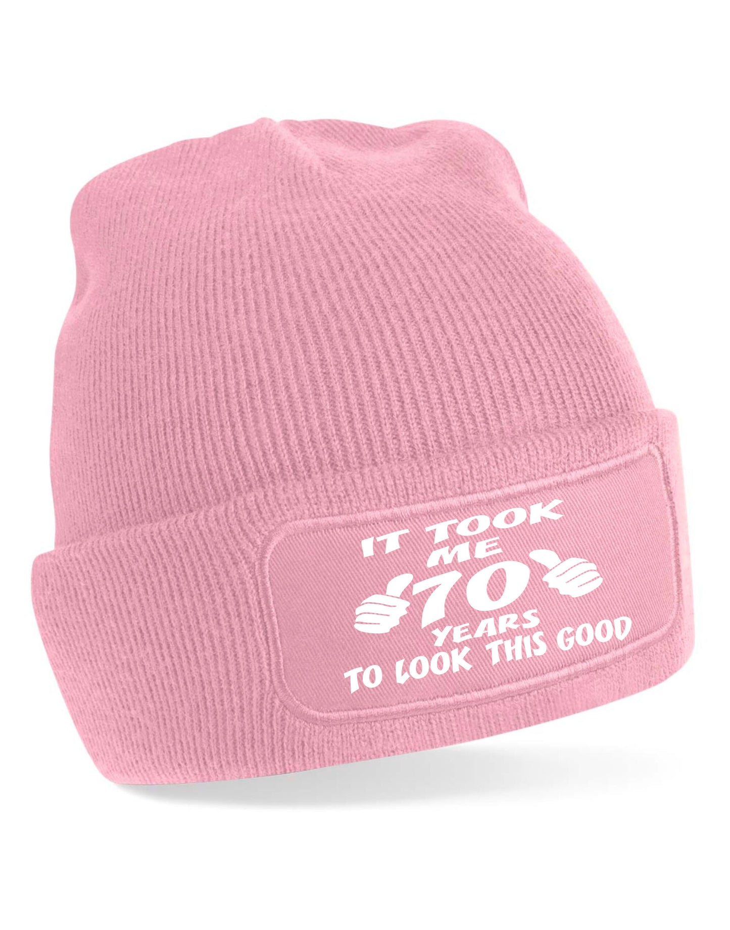 It Took 70 Years To Look This Good Beanie Hat 70th Birthday Gift Men & Women