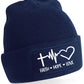 Faith Hope Love Beanie Hat Religious Birthday Gift For Men & Ladies