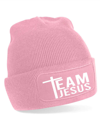 Team Jesus Beanie Hat Religious Birthday Gift For Men & Ladies