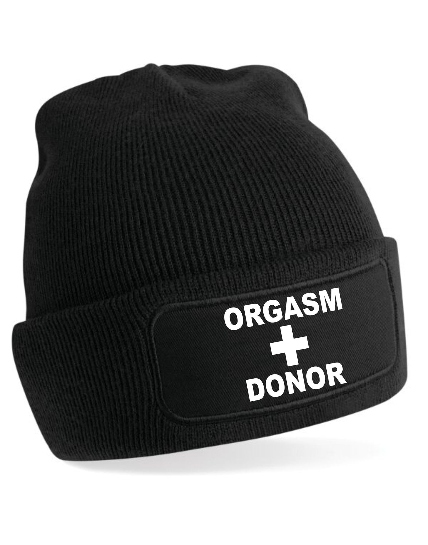Orgasm Donor Beanie Hat Funny Slogan Birthday Gift For Men
