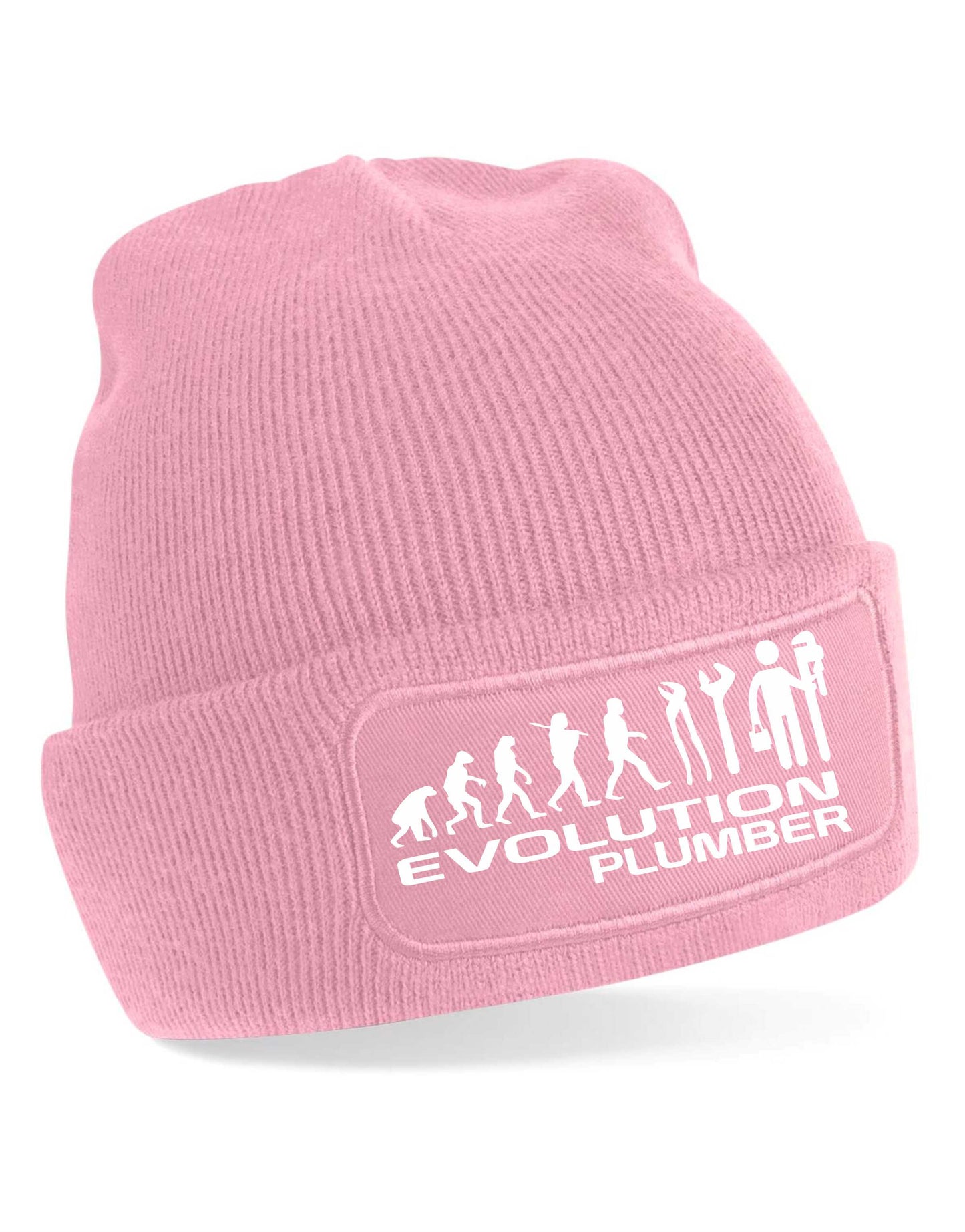 Evolution Of A Plumber Beanie Hat Work Related Gift For Men & Ladies