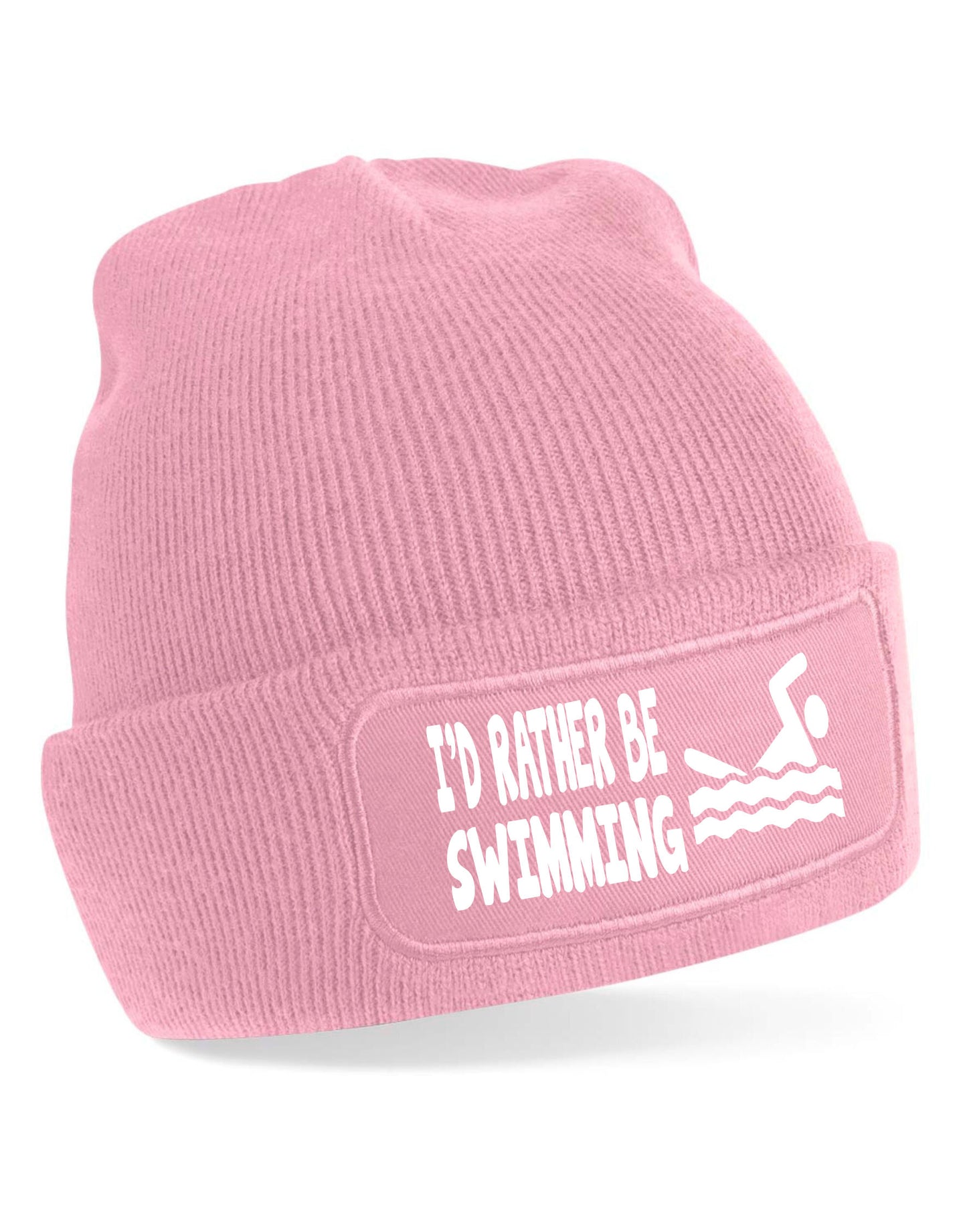 I'd Rather Be Swimming Beanie Hat Perfect Gift  For Any Swimmers For Men & Women