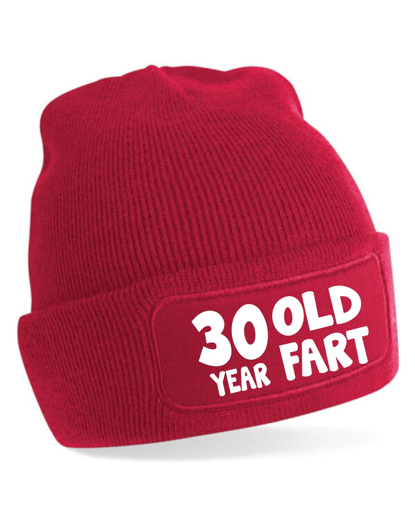 30 Year Old Fart Beanie Hat 30th Birthday Gift For Men & Ladies