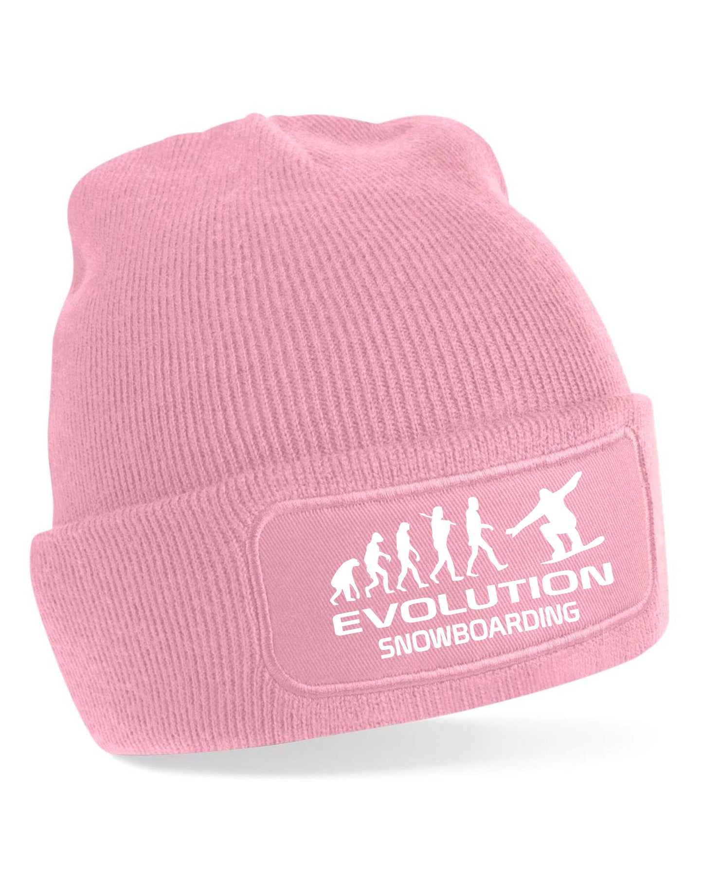 Evolution Of Snowboarding Beanie Hat Skiing Winter Gift For Men & Ladies