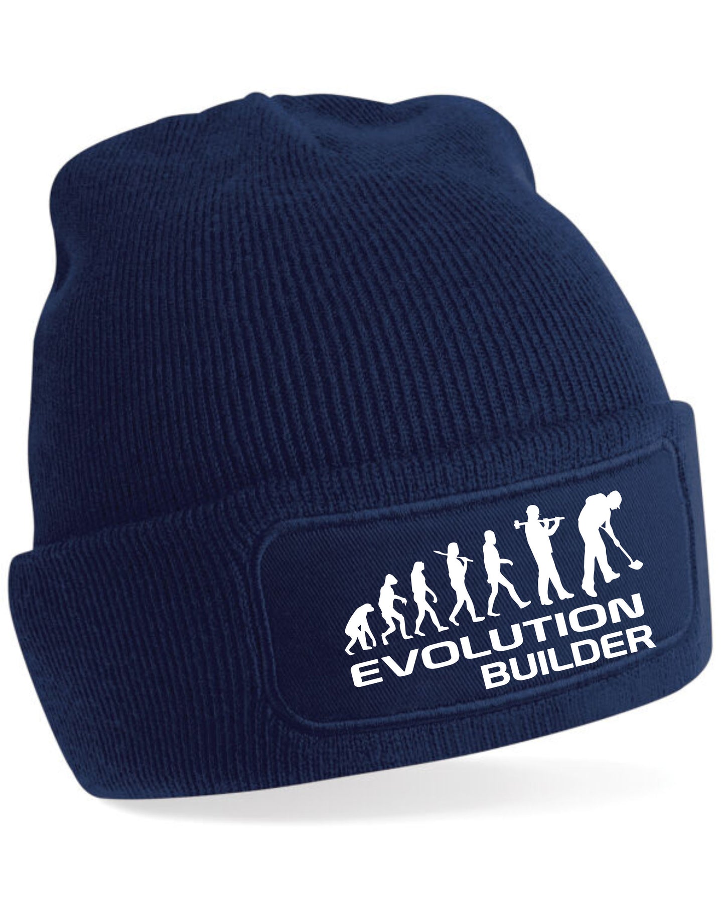 Evolution of Builder Beanie Hat Great Gift For Any Builders Men & Ladies