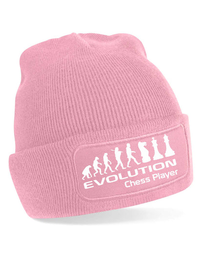 Evolution Of Chess Player Beanie Hat Hobby Birthday Gift For Men & Ladies