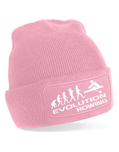 Evolution Of Rowing Beanie Hat Sport Hobby Birthday Gift For Men & Ladies