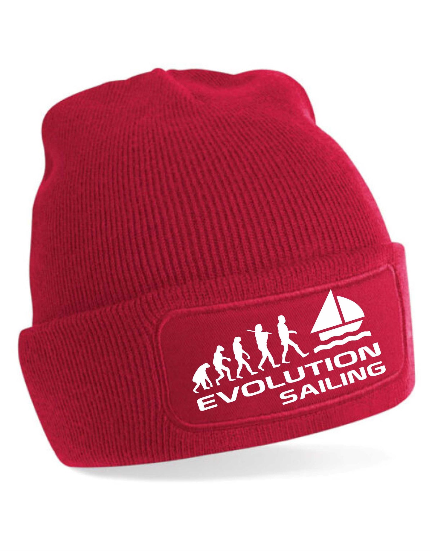 Evolution Of Sailing Beanie Hat Sport Hobby Birthday Gift For Men & Ladies