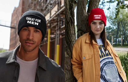 Warning May Talk About Trainspotting Unisex Slouch Cuffed Soft Feel Beanie Hat