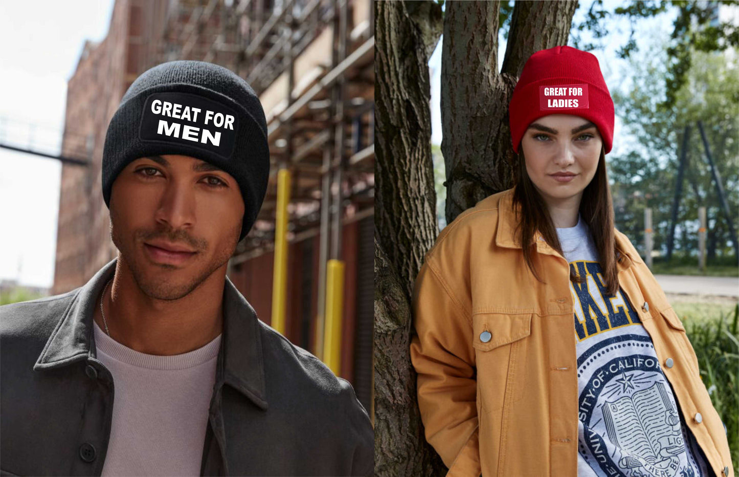 What Difference A Dave Makes Gift For Men Fathers Day Beanie Hat