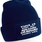 This Is What Awesome Grandad Looks Like Beanie Birthday Gift Great For Men