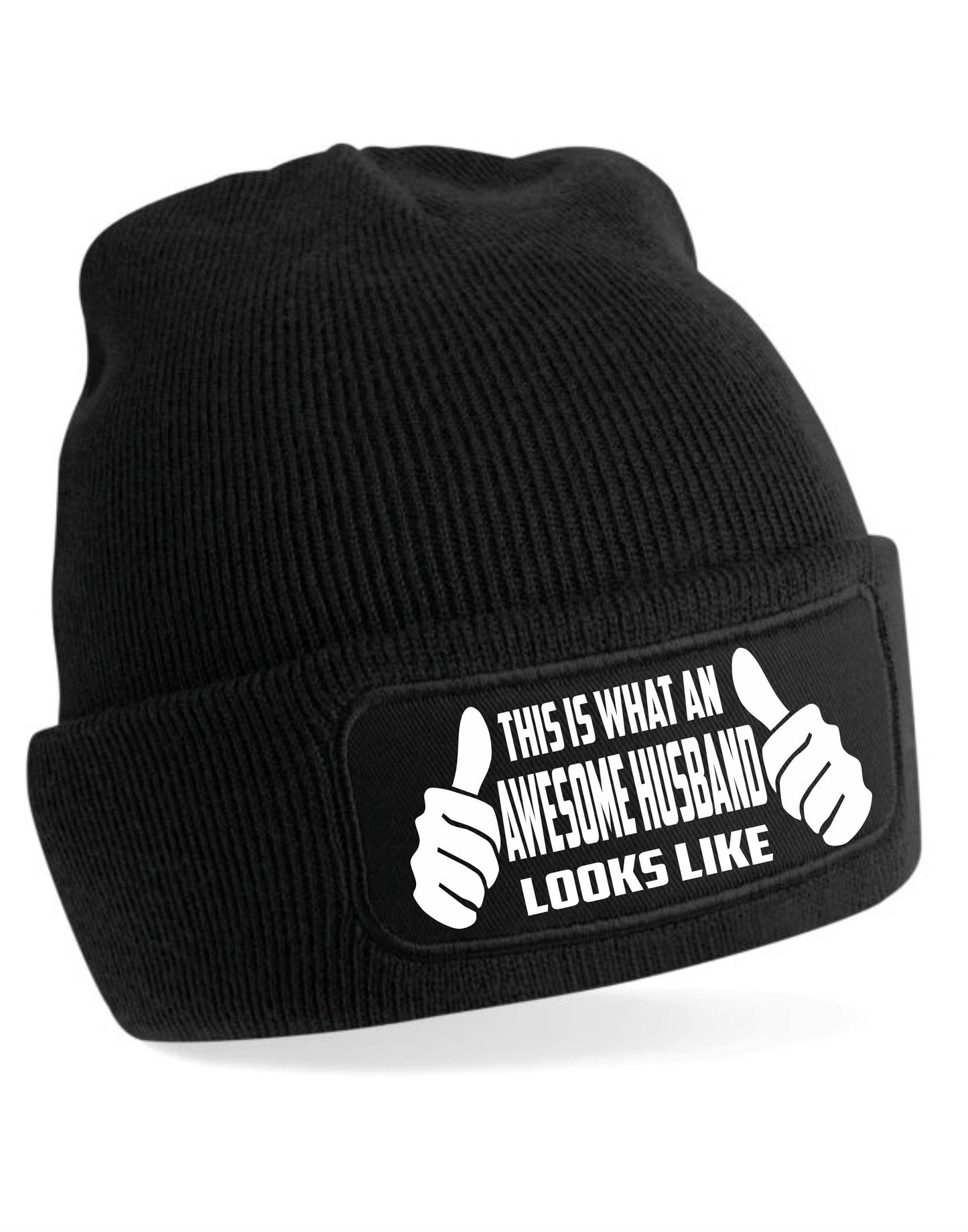 This Is What Awesome Husband Looks Like Beanie Hat Birthday Gift For Men