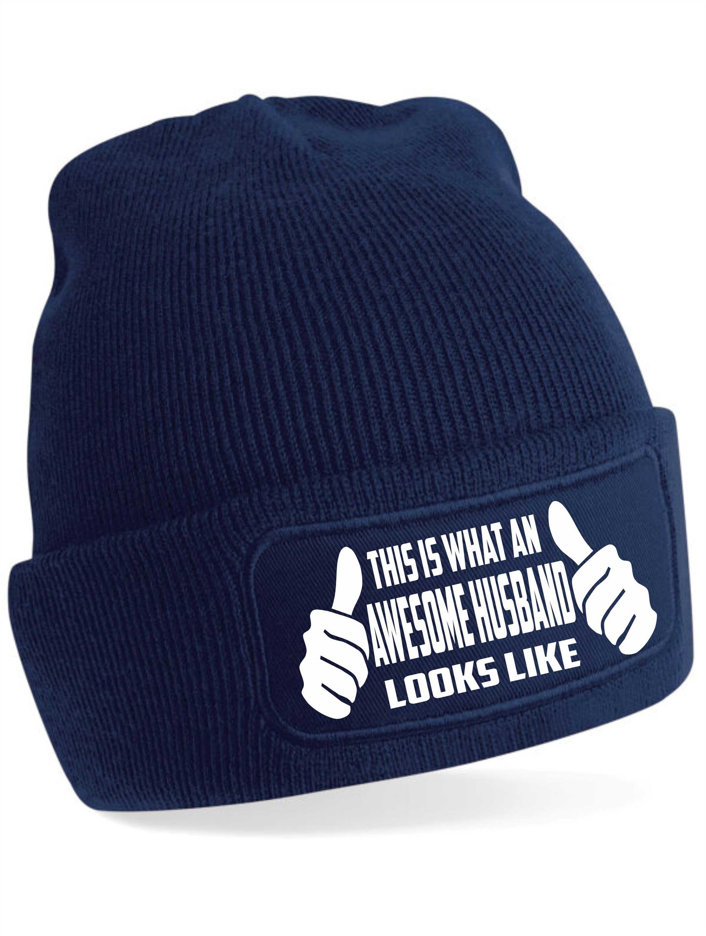 This Is What Awesome Husband Looks Like Beanie Hat Birthday Gift For Men