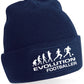 Evolution Of A Footballer Beanie Hat Sports Hobbies Birthday Gift Men & Ladies