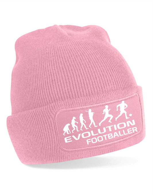 Evolution Of A Footballer Beanie Hat Sports Hobbies Birthday Gift Men & Ladies