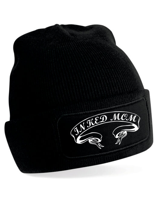 Inked Mom Beanie Hat Birthday Tattoo Gift Great For Ladies