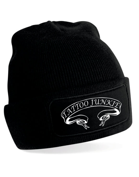 Tattoo Junkie Beanie Hat Birthday Tattoo Gift Great For Men & Ladies