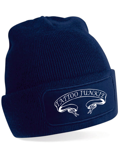 Tattoo Junkie Beanie Hat Birthday Tattoo Gift Great For Men & Ladies