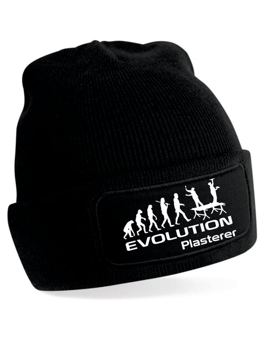Evolution Of A Plasterer Beanie Hat Birthday Gift Great For Men & Ladies