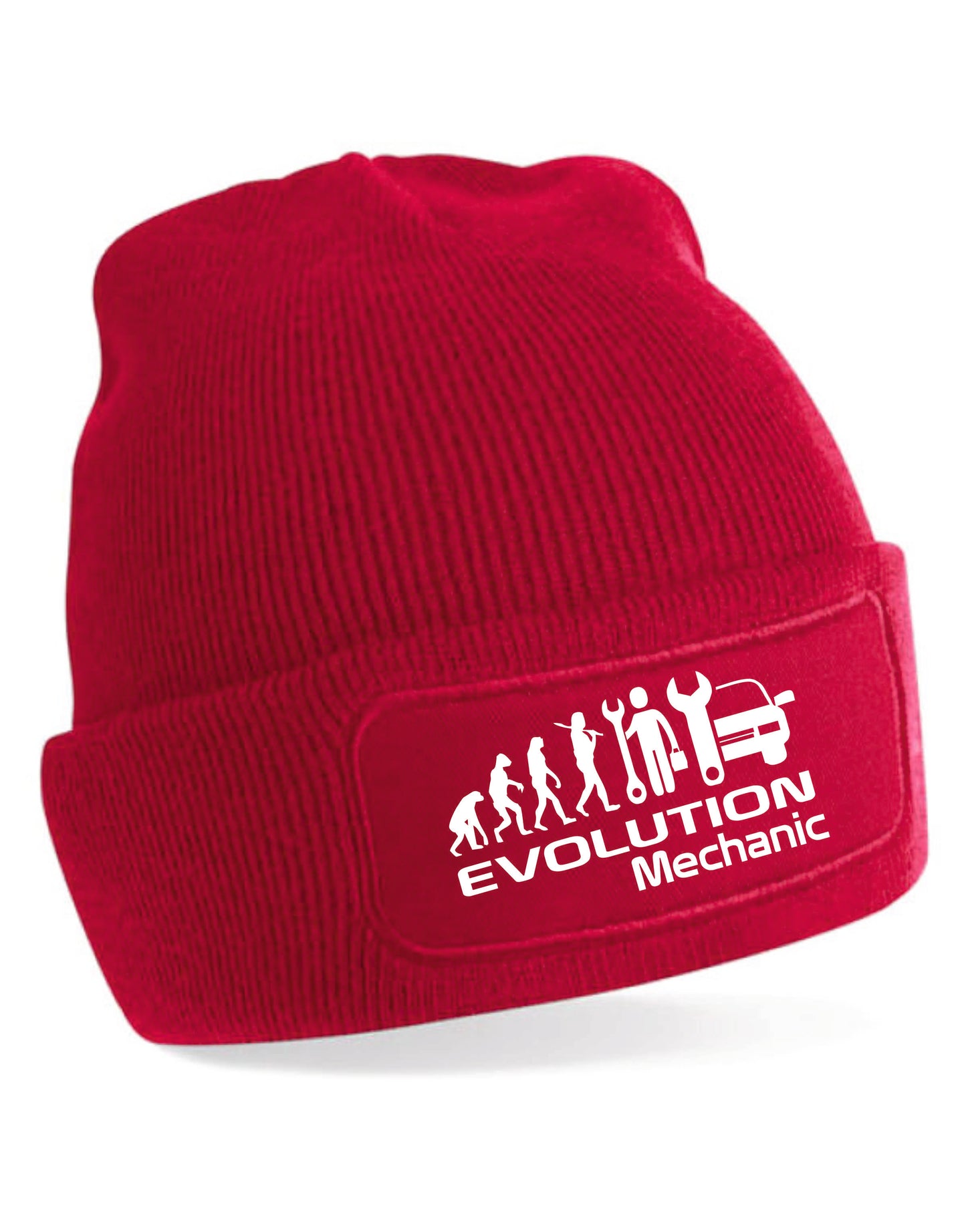 Evolution Of A Mechanic Beanie Hat Birthday Gift Great For Men & Ladies