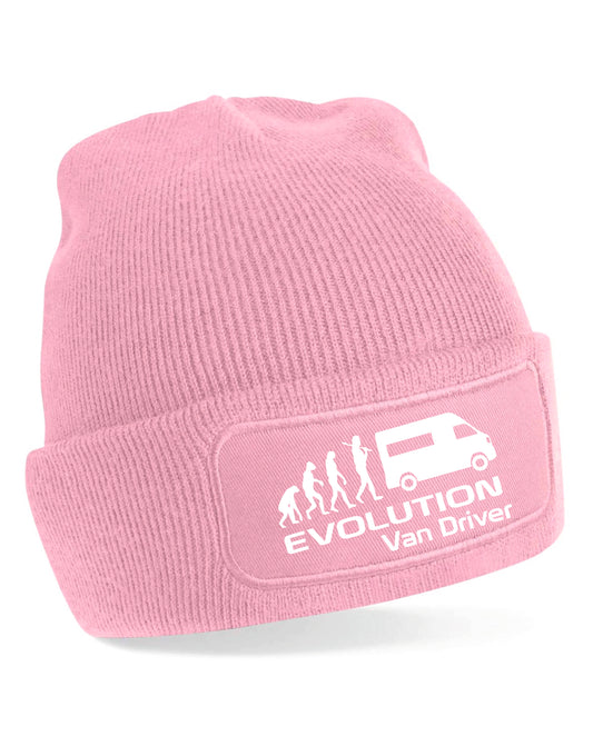 Evolution Of Van Driver Beanie Hat Birthday Gift Great For Men & Ladies