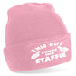 This Guy Loves His Staffie Beanie Hat Funny Dog Lovers Gift For Men
