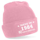 40th Birthday Made In 1984 Beanie Hat Gift for 40 Year Old For Men & Ladies