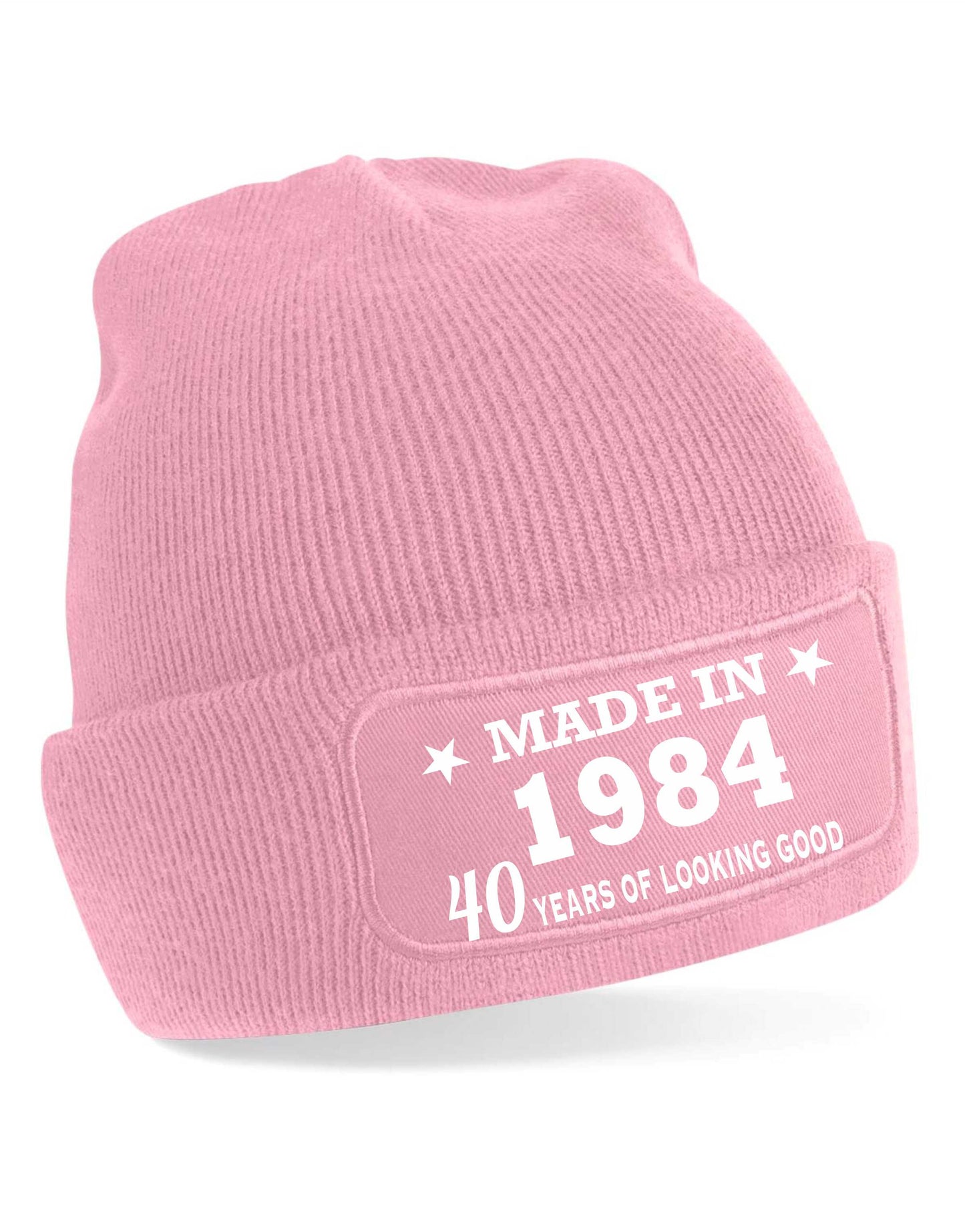 40th Birthday Made In 1984 Beanie Hat Gift for 40 Year Old For Men & Ladies