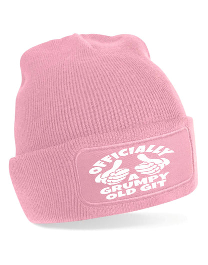 Officially A Grumpy Old Git Beanie Hat Birthday Father's Day  Gift For Men
