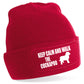 Keep Calm & Walk The Cockapoo Beanie Hat Dog Lovers Gift Great For Men & Ladies