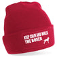 Keep Calm Walk The Boxer Beanie Hat Dog Lovers Gift For Men & Ladies