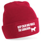 Keep Calm Walk The Cavachon Beanie Hat Dog Lovers Gift For Men & Ladies