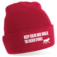 Keep Calm Walk The Cocker Spaniel Beanie Hat Dog Lovers Gift For Men & Ladies