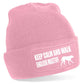 Keep Calm & Walk English Mastiff Beanie Hat Dog Lovers Gift For Men & Ladies