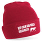 Keep Calm & Walk English Mastiff Beanie Hat Dog Lovers Gift For Men & Ladies
